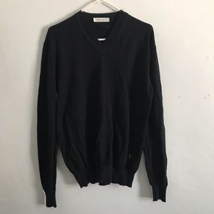 Pierre Balmain Black/Navy Vneck Sweater